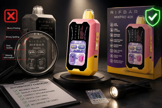 How to Spot a Fake Rifbar Vape Before Using It How to Spot a Fake Rifbar Vape Before Using It