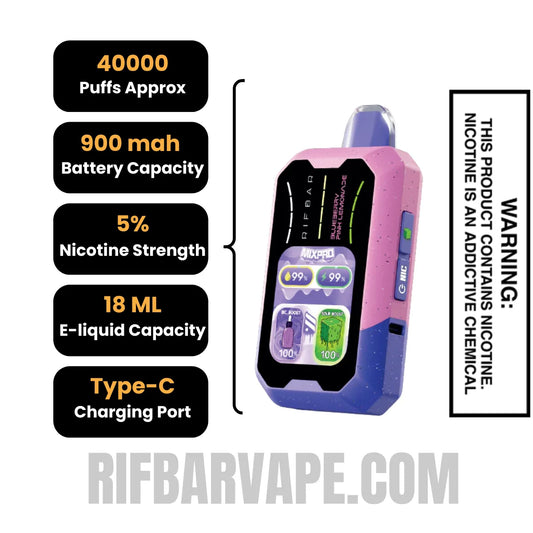 BlueberryPinkLemonadeRifbarMixProSourDisposableVapespecifications BlueberryPinkLemonadeRifbarMixProSourDisposableVapespecifications