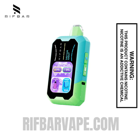 MiamiMintRifbarMixProIceDisposableVape