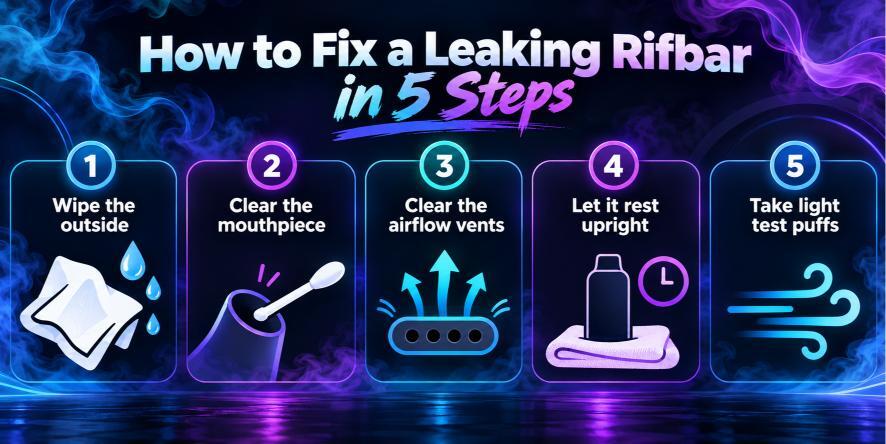 How to Fix a Leaking Rifbar in 5 Steps How to Fix a Leaking Rifbar in 5 Steps